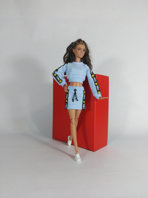 Barbie mikina krátká č-6 — foto 3