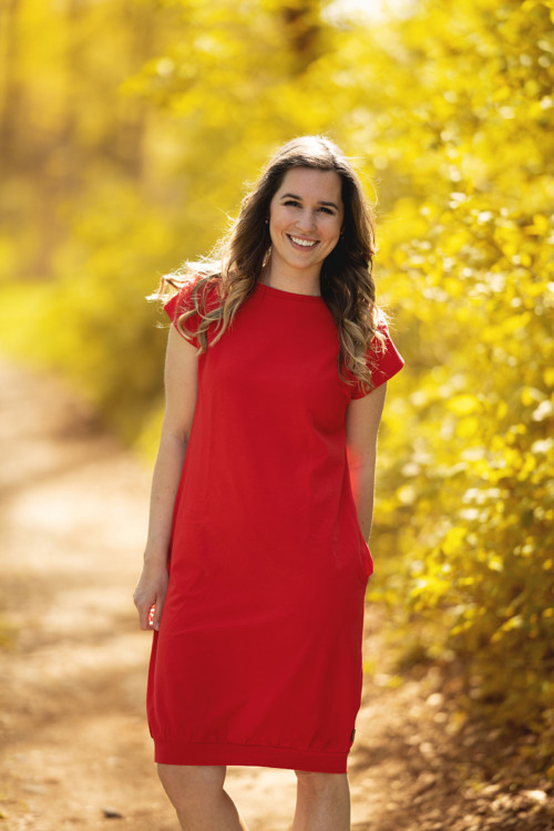 Šaty PAMELA červená — foto 2