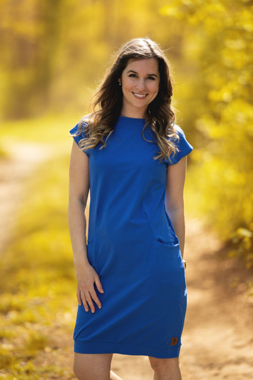 Šaty NORA královská modrá — foto 2