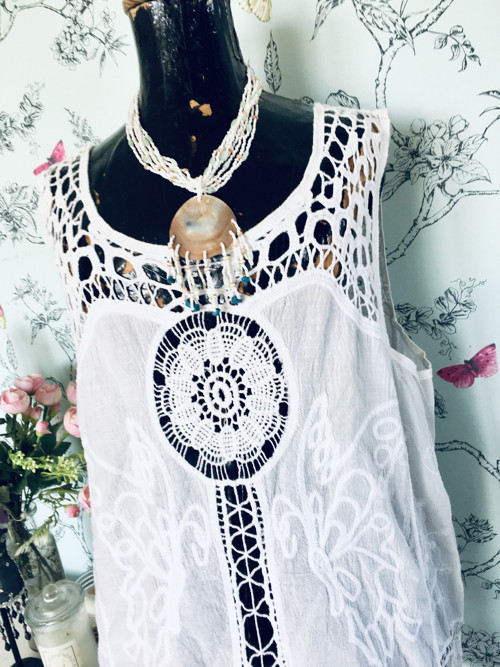 Tunika boho vyšívaná — foto 3