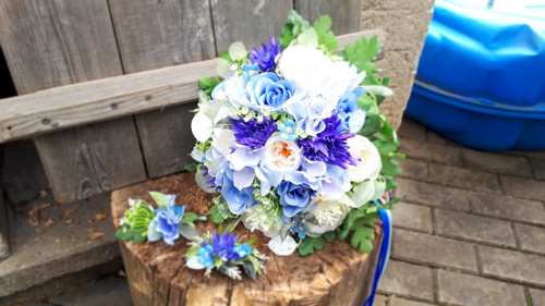 Svatební kytice " Blue Roses" — foto 2
