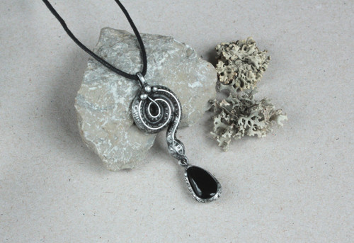 Hekaté ~ Šperk s obsidiánem — foto 2