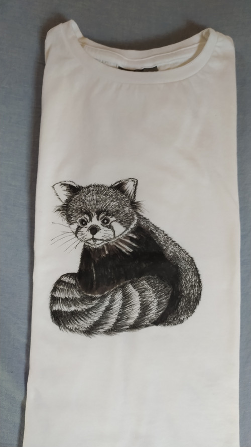 Tričko panda červená — foto 3