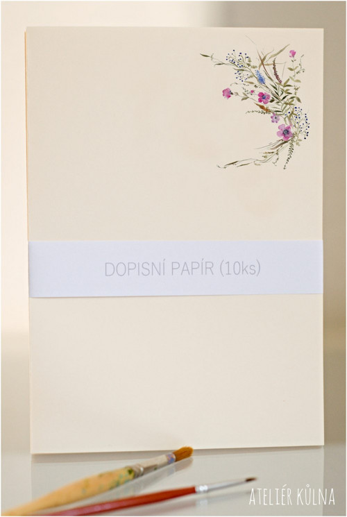 Dopisní papír *V louce* (10ks) — foto 2