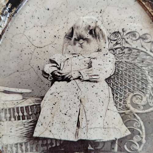Originální vintage obrázek s rámem — foto 4