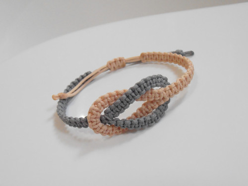 *Infinity splétaný náramek - macramé* — foto 3