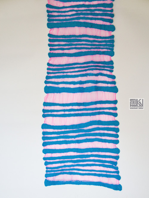 Šála - Neonky - Magenta + Tyrkys — foto 6