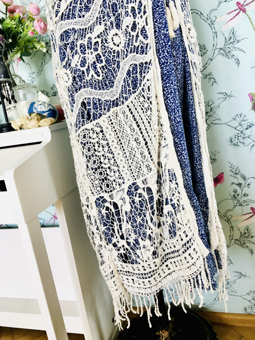 Vesta dlouhá boho krajková — foto 3