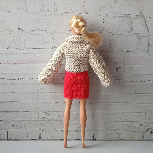 Oblečky pro Barbie - kabátek, šaty — foto 5