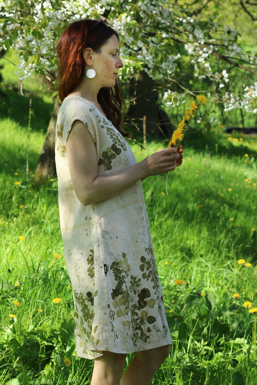 Lněné šaty natural — foto 2