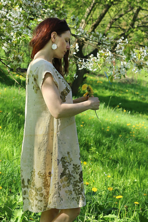 Lněné šaty natural — foto 6