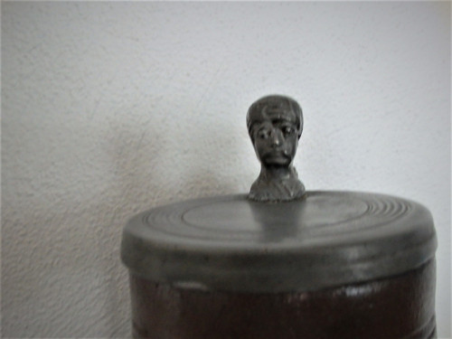 Cínová hlavička - korbel — foto 2
