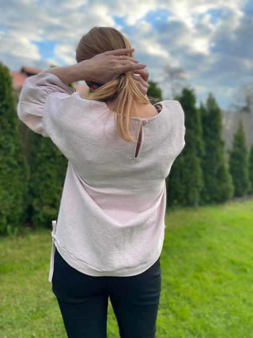 Lněná, pudrová. — foto 3