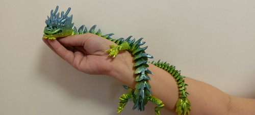 Flexi Imperiální Drak - 58 cm - 3D tisk — foto 4