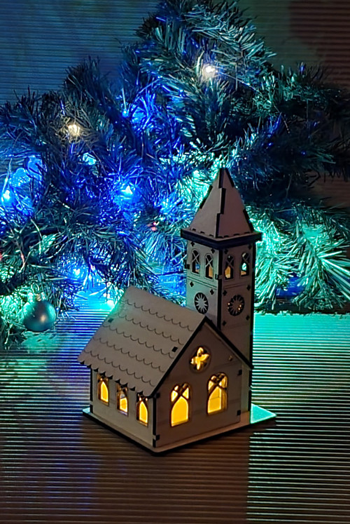 LED lampička kostelík II — foto 2