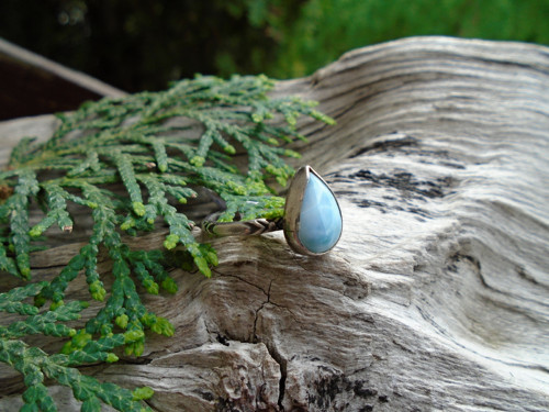 Strieborny prsteň Ag 925 Larimar — foto 4