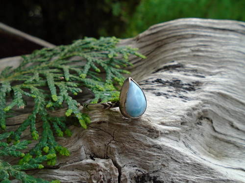 Strieborny prsteň Ag 925 Larimar — foto 3