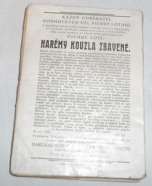 Pierre Loti: RAMUNTCHO, román 1925 — foto 6