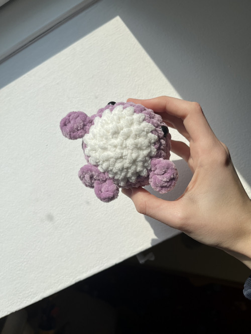 Háčkovaný plyšák - mini velrybka — foto 3
