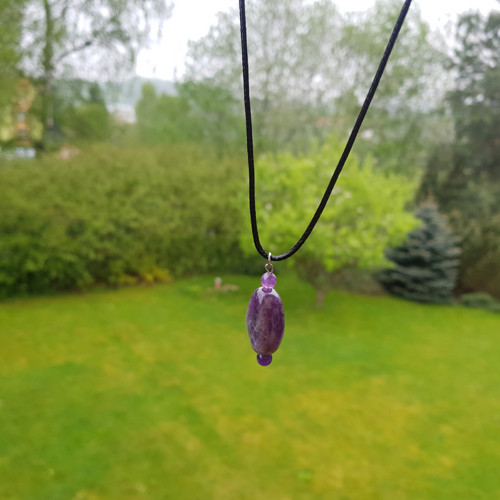 "Lumine B" Náhrdelník (ametyst) — foto 5