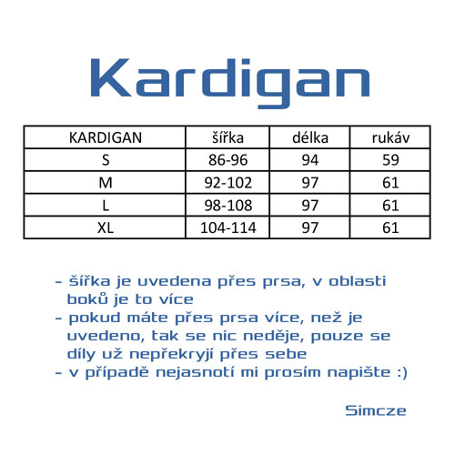 Kardigan tmavý mint M/XL — foto 3