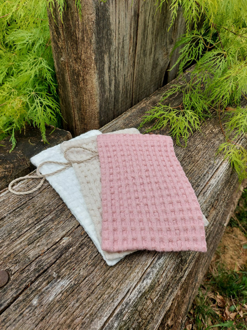 Lněná žínka Pink — foto 3