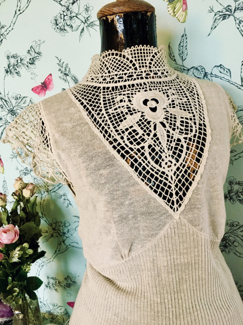 Halenka nostalgická, viktoriánský look — foto 3