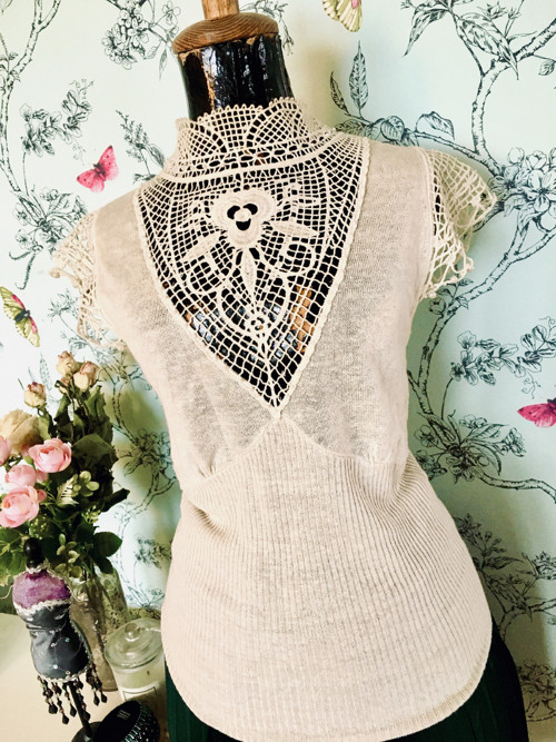 Halenka nostalgická, viktoriánský look — foto 2