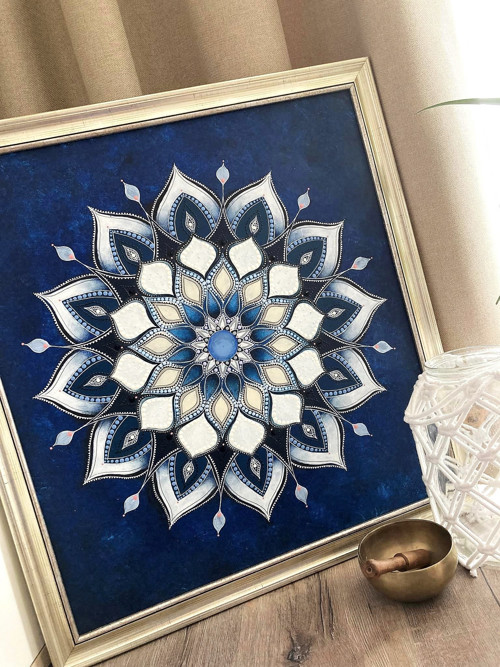 Mandala Súznenie, 60 x 60 cm — foto 2