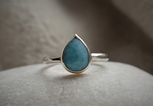 Prstýnek larimar — foto 2