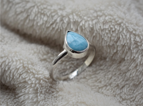 Prstýnek larimar — foto 3