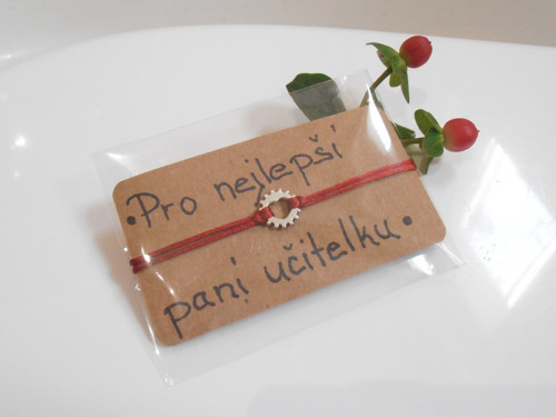 *Pro paní učitelku - náramek - Srdíčko* — foto 2