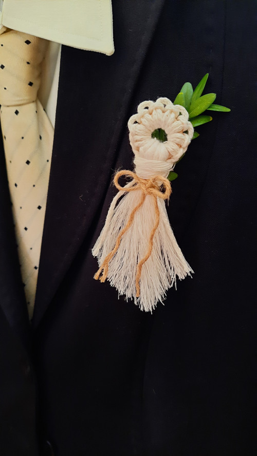 Macramé svatební vývazky — foto 4