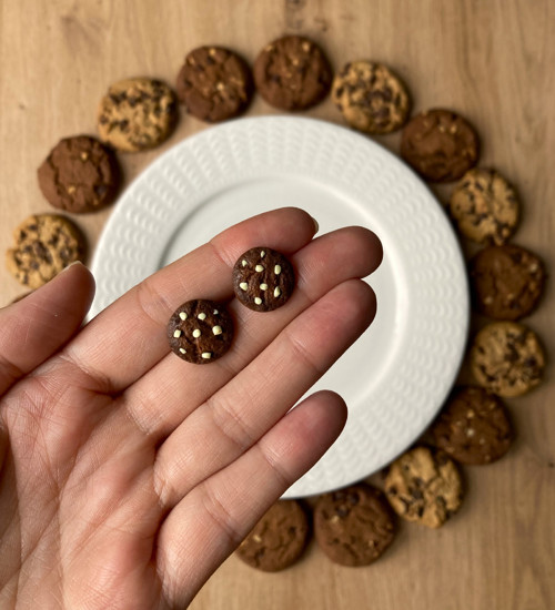 Tmavé cookies (pecky) — foto 2