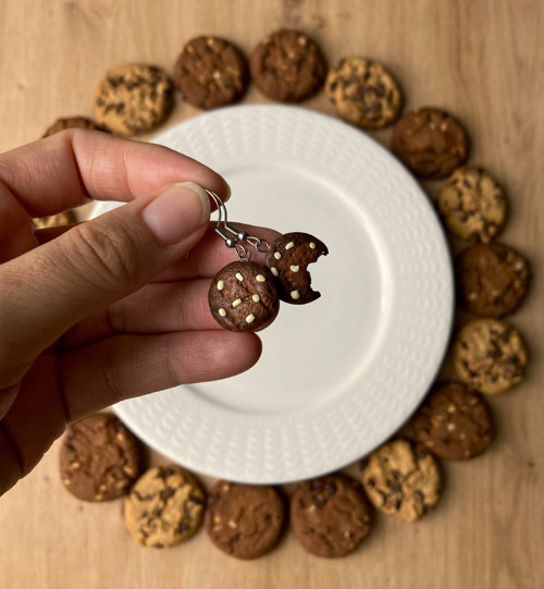 Tmavé cookies (visačky) — foto 2