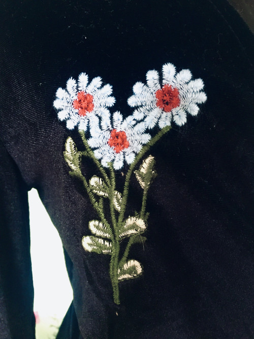 Šaty vintage zavinovací, herbář — foto 3