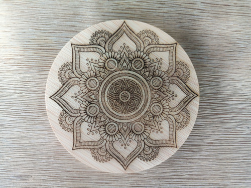 Bambusové podtácky Mandala 4ks — foto 2