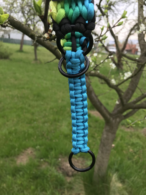 Polostahovací paracord obojek — foto 4