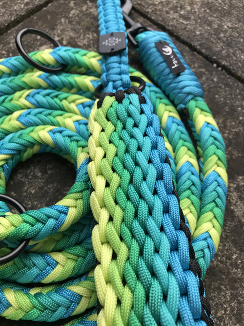 Polostahovací paracord obojek — foto 2