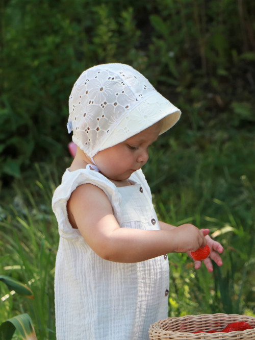 Letný madeirový čepiec Diana ivory — foto 4
