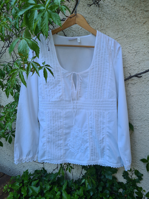 Krása bílé, halenka vel.L/XL — foto 5