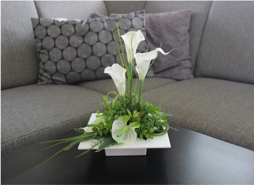 Ikebana s anturiemi a kalami — foto 5
