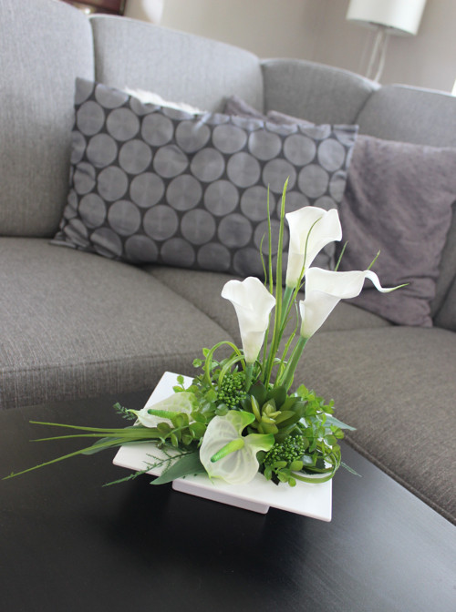 Ikebana s anturiemi a kalami — foto 3
