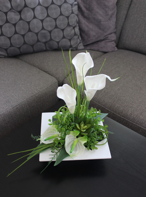 Ikebana s anturiemi a kalami — foto 2