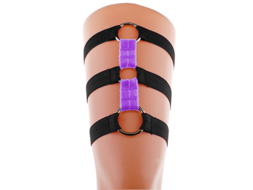 Elastický podvazek s kroužky body harness gothic — foto 2