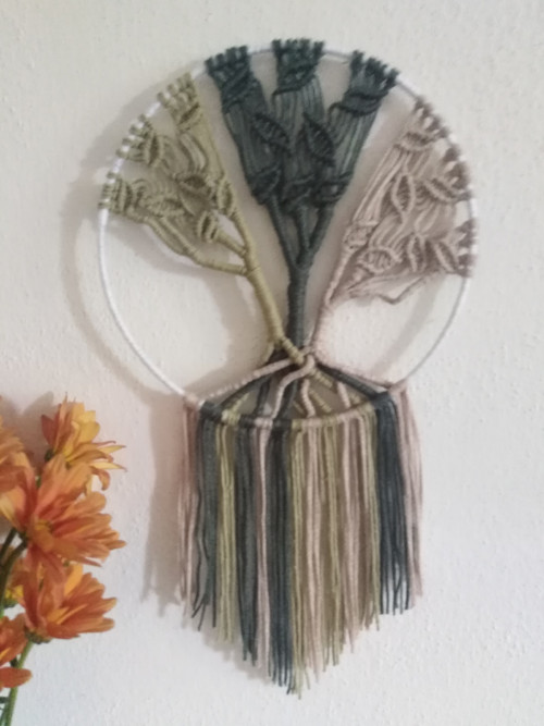 Macramé Strom života TRIO — foto 3