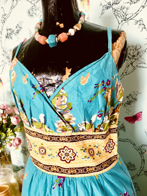 Šaty BOHO HIPPIE květinové — foto 3