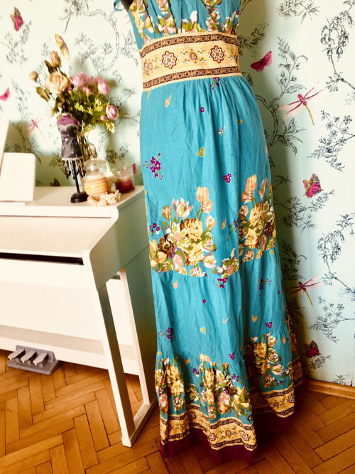Šaty BOHO HIPPIE květinové — foto 4