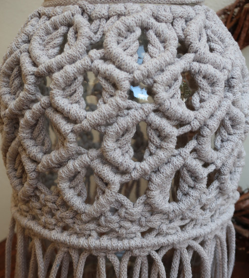 Velká macramé lucerna — foto 3