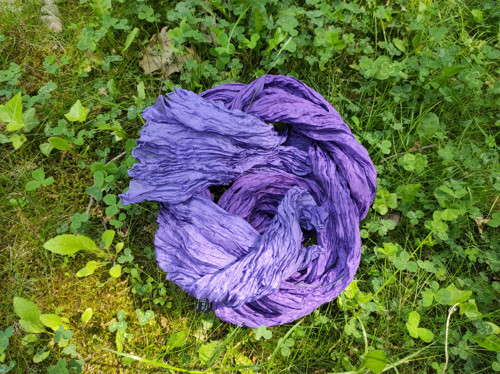 Hedvábná šála — foto 2